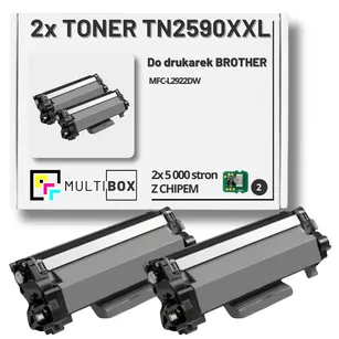 Toner do BROTHER TN2590XXL 2-pak Multibox zamiennik Z CHIPEM