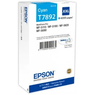 Epson tusz T7892 XXL C13T789240 oryginalny cyan