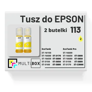 Tusz do EPSON 113 T06B4 C13T06B440 2-pak yellow zamiennik Multibox