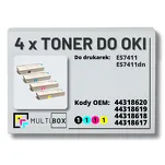 4-PAK Multibox Toner do OKI ES7411 black/cyan/magenta/yellow zamiennik - 2