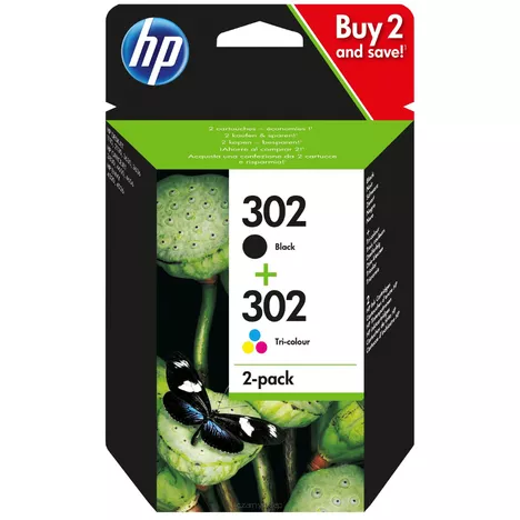 HP 302 tusz X4D37AE oryginalny black / color 2Pack