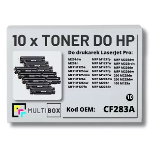 Toner do HP CF283A 83A M125 M126 10-pak zamiennik Multibox