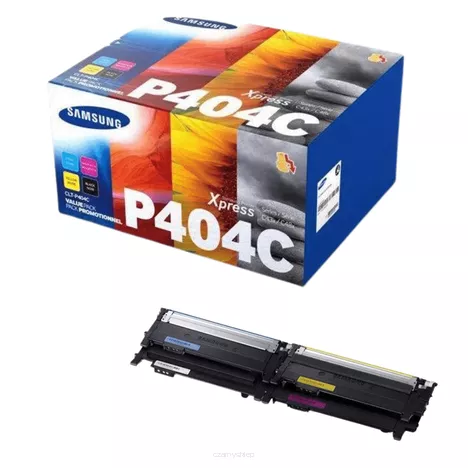 SAMSUNG toner SU365A CLTP404C oryginalny CMYK 1500 + 3x1000 stron