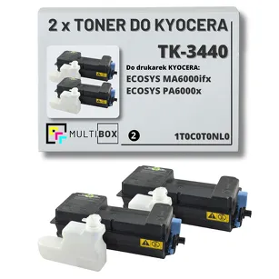 2-PAK Multibox Toner do KYOCERA TK3440 1T0C0T0NL0 ECOSYS MA6000ifx PA6000x 2x40.0K zamiennik