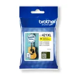 BROTHER tusz LC421XLY oryginalny yellow 500 stron - 2