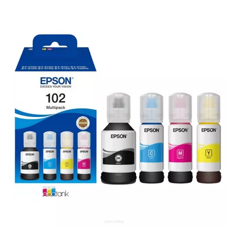 Epson tusz 102 T03R6 C13T03R640 4-pak oryginalny cyan / magenta / yellow / black