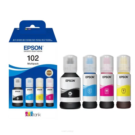 Epson tusz 102 T03R6 C13T03R640 4-pak oryginalny cyan / magenta / yellow / black