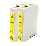 2-PAK Multibox Tusz do EPSON T0714 C13T07144011 yellow zamiennik - 2