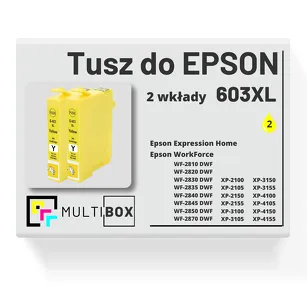 Tusz do Epson 603XL T03A4 C13T03A44010 2-pak yellow zamiennik Multibox