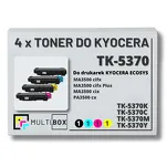 4-PAK Multibox Toner do KYOCERA TK5370 ECOSYS  MA3500 PA3500 7,0K/3x5,0K CMYK zamiennik - 2