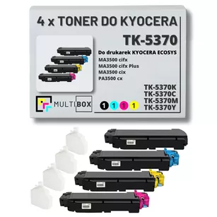 4-PAK Multibox Toner do KYOCERA TK5370 ECOSYS  MA3500 PA3500 7,0K/3x5,0K CMYK zamiennik
