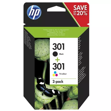 HP 301 tusz N9J72AE oryginalny black / color 2Pack