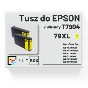 Tusz do EPSON 79XL T7904 C13T79044010 2-pak yellow zamiennik Multibox