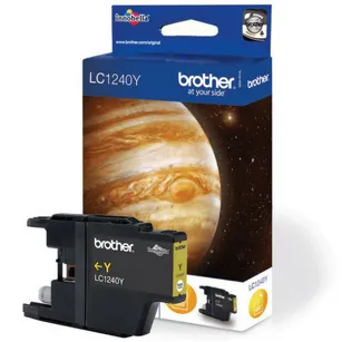 BROTHER tusz LC1240Y oryginalny yellow 600 stron
