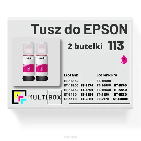 2-PAK Multibox Tusz do EPSON 113 T06B3 C13T06B340 magenta zamiennik