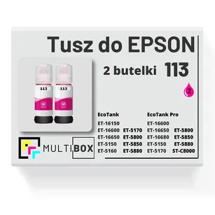 Tusz do EPSON 113 T06B3 C13T06B340 2-pak magenta zamiennik Multibox