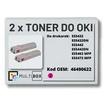 2-PAK Multibox Toner do OKI ES5432 ES5463 46490622 magenta zamiennik - 2