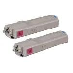 2-PAK Multibox Toner do OKI ES5432 ES5463 46490622 magenta zamiennik - 4