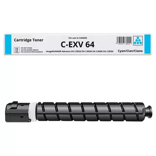 Toner do CANON CEXV64 5754C002 IR Advance DX C3922i DX C3926i cyan zamiennik  25.5K