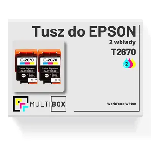 Tusz do EPSON 267 T2670 C13T26704010 2-pak color zamiennik Multibox