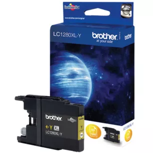 BROTHER tusz LC1280XLY oryginalny yellow 1200 stron