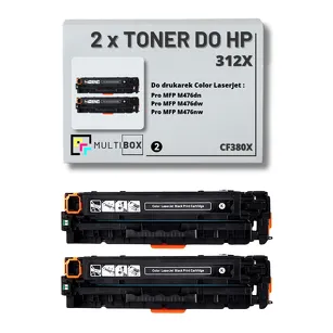 2-PAK Multibox Toner do HP 312X BLACK CF380X zamiennik