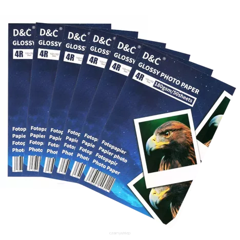 6-pak D&C oryginalny Glossy Photo Papier 10x15cm 4x6