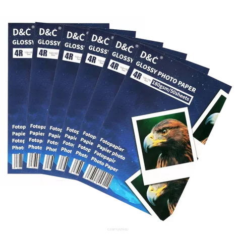 6-pak D&C oryginalny Glossy Photo Papier 10x15cm 4x6