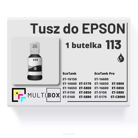 Tusz do EPSON 113 T06B1 C13T06B140 black zamiennik Multibox