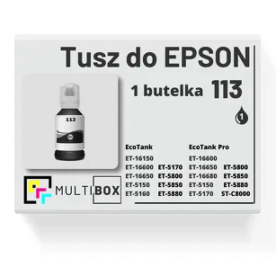 Tusz do EPSON 113 T06B1 C13T06B140 black zamiennik Multibox