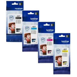 BROTHER tusz LC427VAL 4-pak oryginalny CMYK 3000 + 3x1500 stron