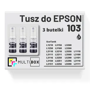 Tusz do EPSON 103 T00S1 C13T00S14A 3-pak black zamiennik Multibox