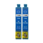 2-PAK Multibox Tusz do EPSON T1292 C13T12924010 cyan zamiennik - 2