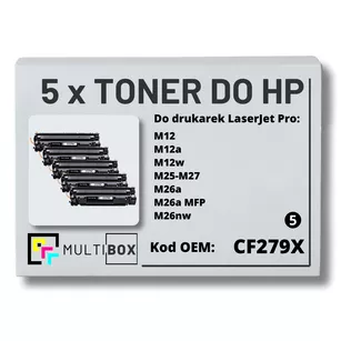 Toner do HP CF279X 79X M12 M26 5-pak zamiennik Multibox