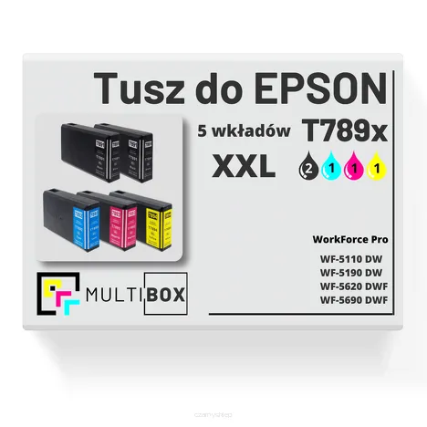 5-PAK Multibox Tusz do EPSON T7891 T7892 T7893 T7894 cyan / magenta / yellow / black zamiennik
