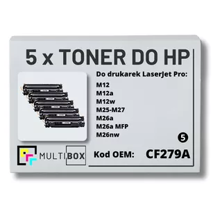 Toner do HP CF279A 79A M12 M26 5-pak zamiennik Multibox