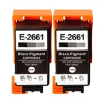 2-PAK Multibox Tusz do EPSON 266 T2661 C13T26614010 black zamiennik - 2
