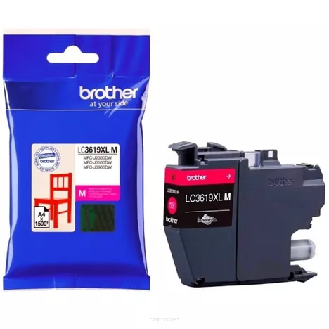 BROTHER tusz LC3619XLM oryginalny magenta 1500 stron