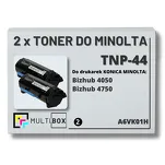 2-PAK Multibox Toner do KONICA MINOLTA TNP44 A6VK01H BIZHUB 4050/4750 2x20.0K zamiennik - 2