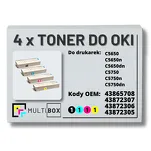 4-PAK Multibox Toner do OKI C5650 C5750 black/cyan/magenta/yellow zamiennik - 2