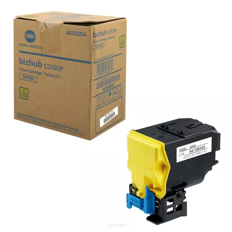 KONICA MINOLTA toner TNP50Y A0X5254 yellow oryginalny 5000 stron