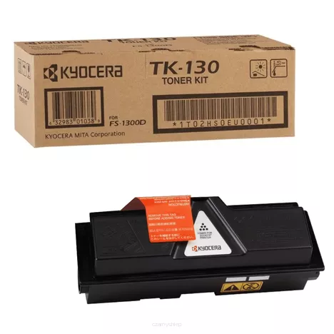 KYOCERA toner TK130 1T02HS0EU0 1T02HS0EUC czarny oryginalny 7200 stron