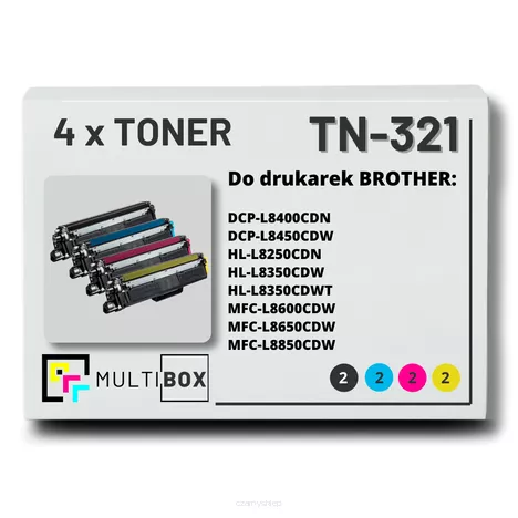 Toner do BROTHER TN321 4-pak CMYK Multibox zamiennik