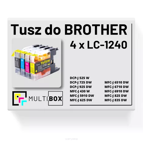 4-pak Tusz do BROTHER LC1240 Multibox