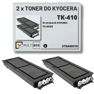 2-PAK Multibox Toner do KYOCERA TK410 370AM010 KM1620 KM1635 KM1650 KM2020 2x15.0K zamiennik