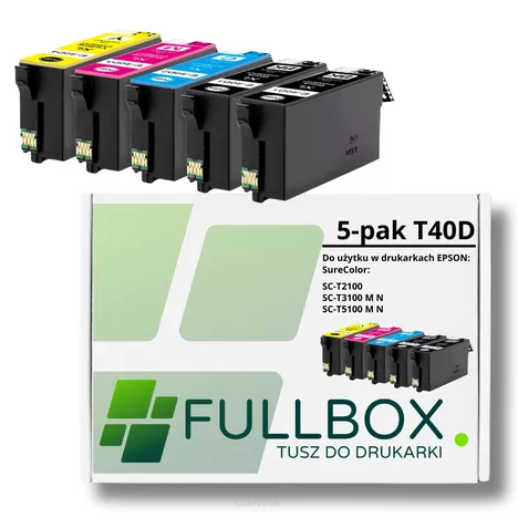 5-PAK Multibox Tusz do EPSON T40D1 T40D2 T40D3 T40D4 cyan / magenta / yellow / black zamiennik