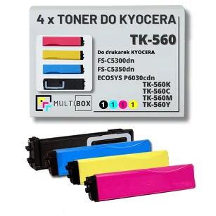 4-PAK Multibox Toner do KYOCERA TK560 FSC5300 12,0K/3x10,0K CMYK zamiennik