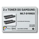 2-PAK Multibox Toner do SAMSUNG SCX4300 MLTD1092S SU790A 2K Zamiennik - 2