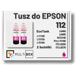 2-PAK Multibox Tusz do EPSON 112 T06C3 C13T06C3A magenta zamiennik - 2