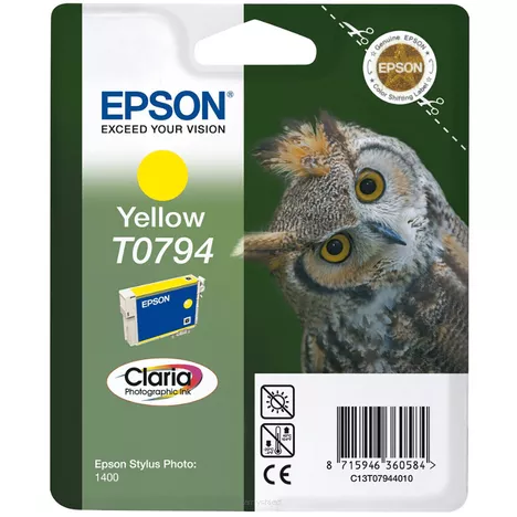 EOL Epson tusz T0794 C13T079440 oryginalny yellow